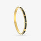 Bangle armband hartjes zwart