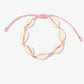 schelpenarmband roze