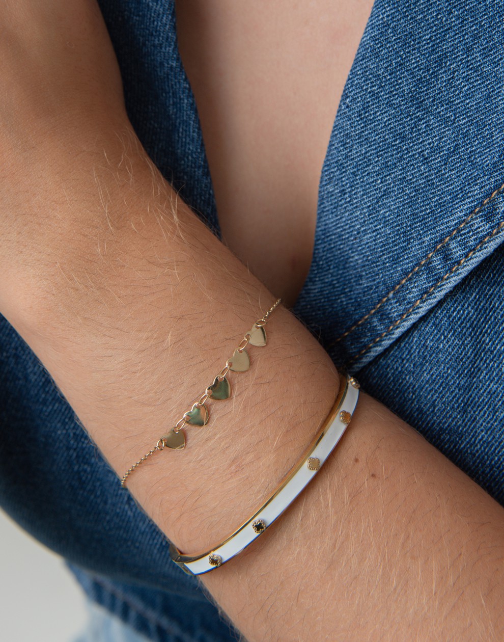 Bangle klavers wit