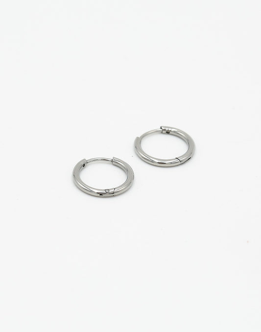 Basic creool smal zilverkleurig