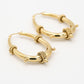 hoops bali goudkleurig groot