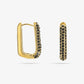 Hoops oval stones black