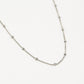 Ketting zilverkleurig bolletjes