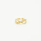 Ring tribal goudkleurig
