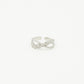 Ring tribal zilverkleurig