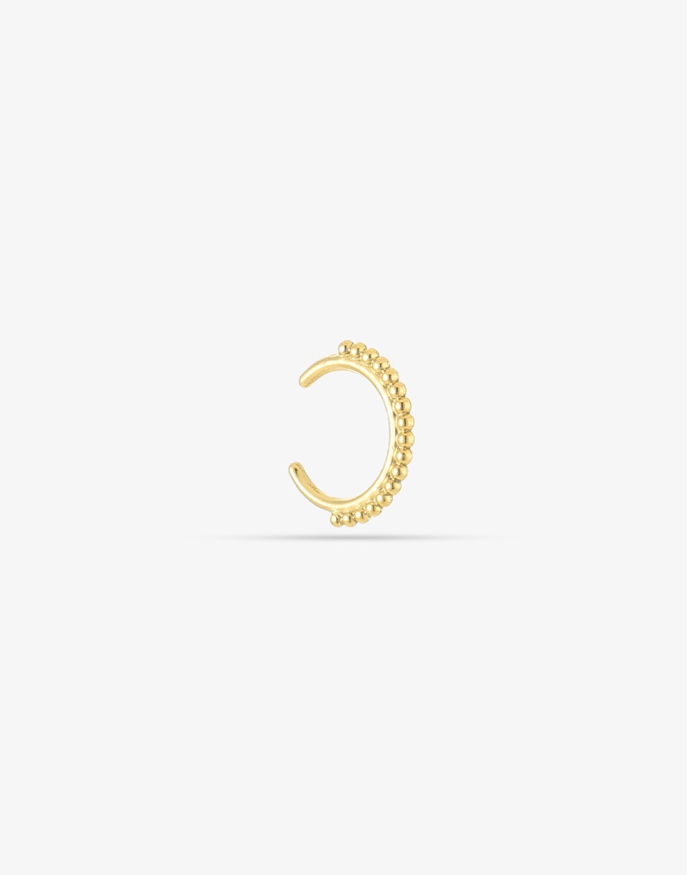 earcuff bolletjes goudkleurig
