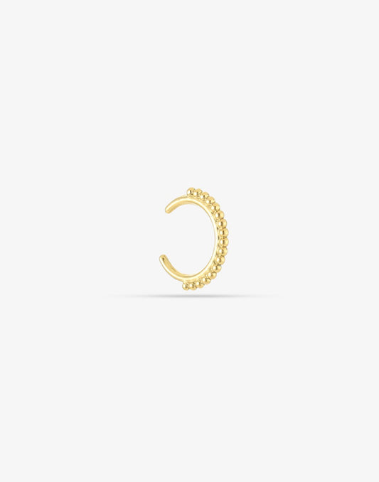 earcuff bolletjes goudkleurig