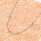 Ketting zilverkleurig bolletjes