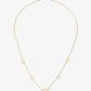 ketting open hartjes goudkleurig
