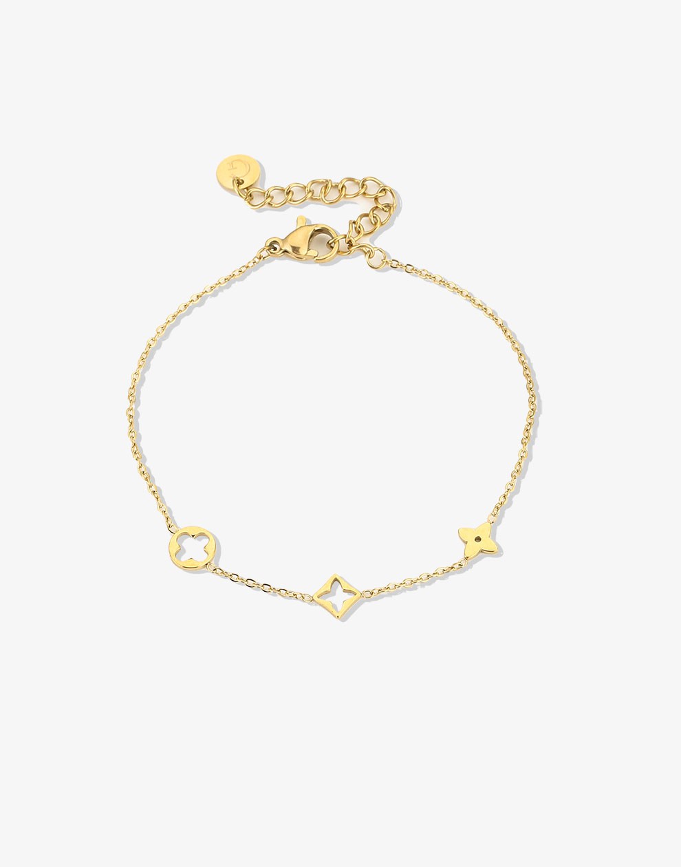 armband symbolen goudkleurig