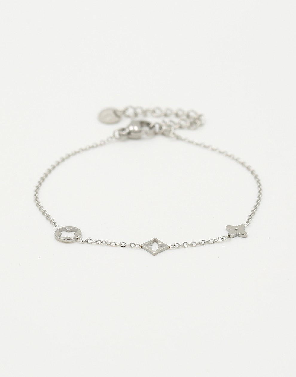 armband symbolen zilverkleurig