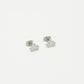 studs kroontje zilverkleurig