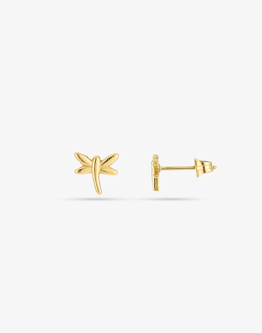 libelle studs goudkleurig