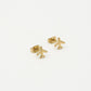 airplane studs gold-colored
