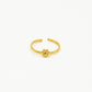 Ring hondenpoot goudkleurig