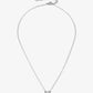 ketting glinster hartje zilverkleurig