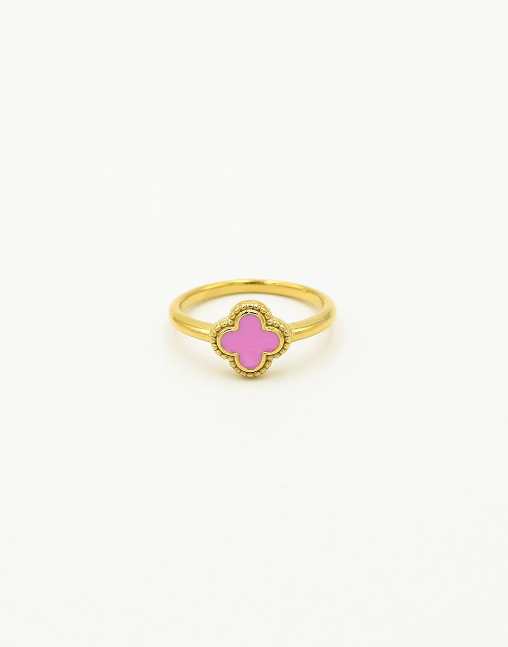 Klaver ring pink