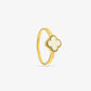 Klaver ring wit