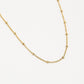 Ketting goudkleurig bolletjes