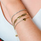 Tennis bracelet goudkleurig