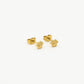 Studs hondenpootjes goudkleurig