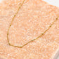 Ketting goudkleurig bolletjes
