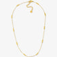 Ketting triple balls gold