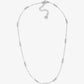 Ketting triple balls zilverkleurig