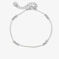 armband triple balls zilverkleurig