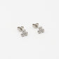 Studs triple zilverkleurig