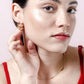 earrings balls coins gold-colored