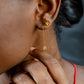 Studs hondenpootjes goudkleurig