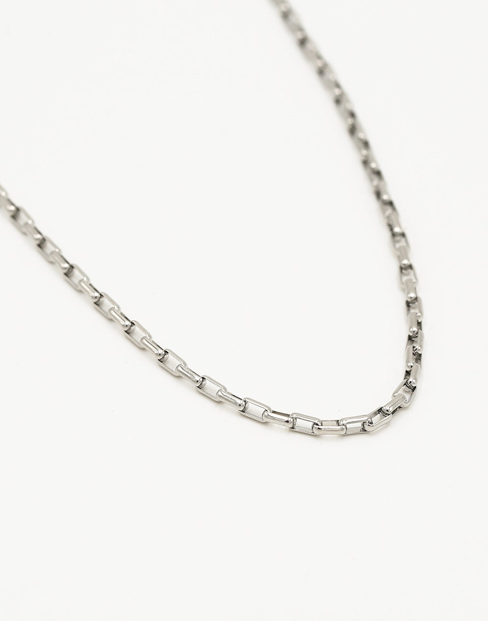 Ketting zilverkleurig schakels fijn