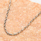 Ketting zilverkleurig schakels fijn