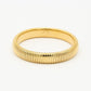 Gold-colored stretch bracelet