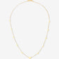ketting met hartjes goudkleurig