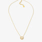 ketting hartje schelp goudkleurig