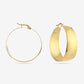 Thick hoop goudkleurig