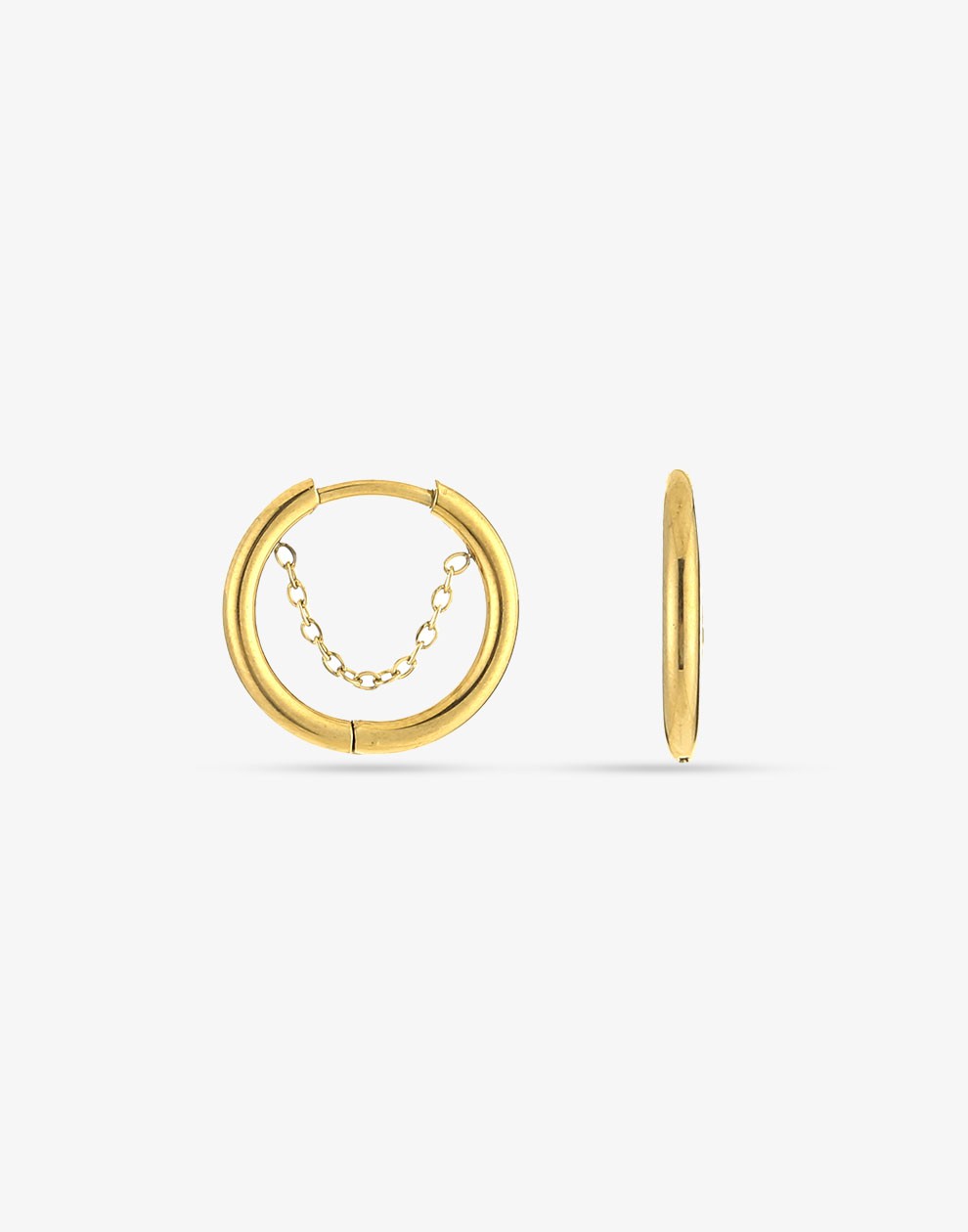 Creolen chain goudkleurig