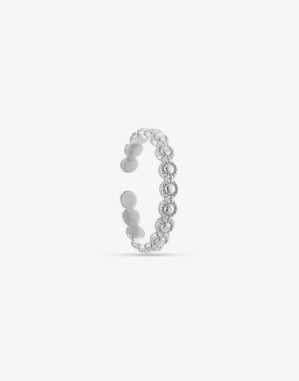 Ring bali zilverkleurig