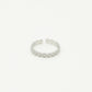 Ring bali zilverkleurig
