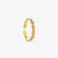 ring bali ovaal goudkleurig