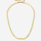 Snake ketting vintage hartjes goudkleurig