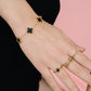 Black clover bracelet