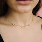 ketting hartjes parelmoer