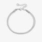 armband dubbel schakels zilverkleurig