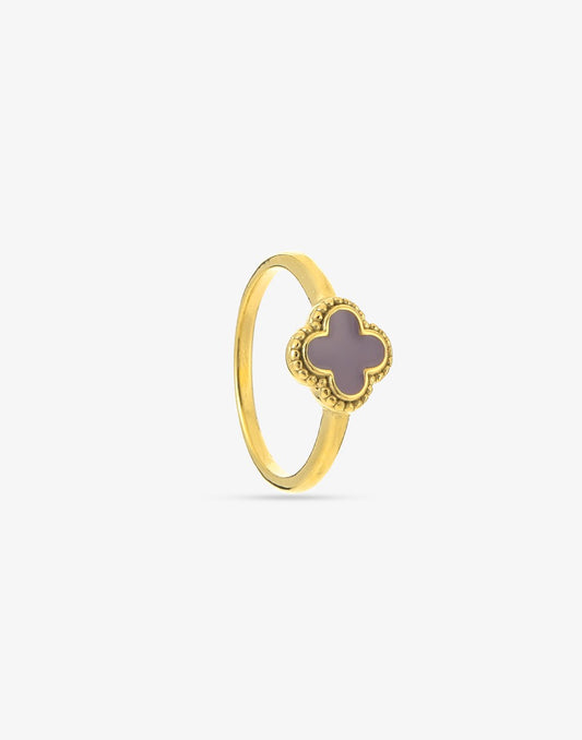Klaver ring lila