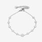 armband met klavertjes zilverkleurig