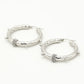 Structuur hoops tribal zilverkleurig