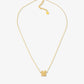 Ketting Amsterdamse huisjes goudkleurig